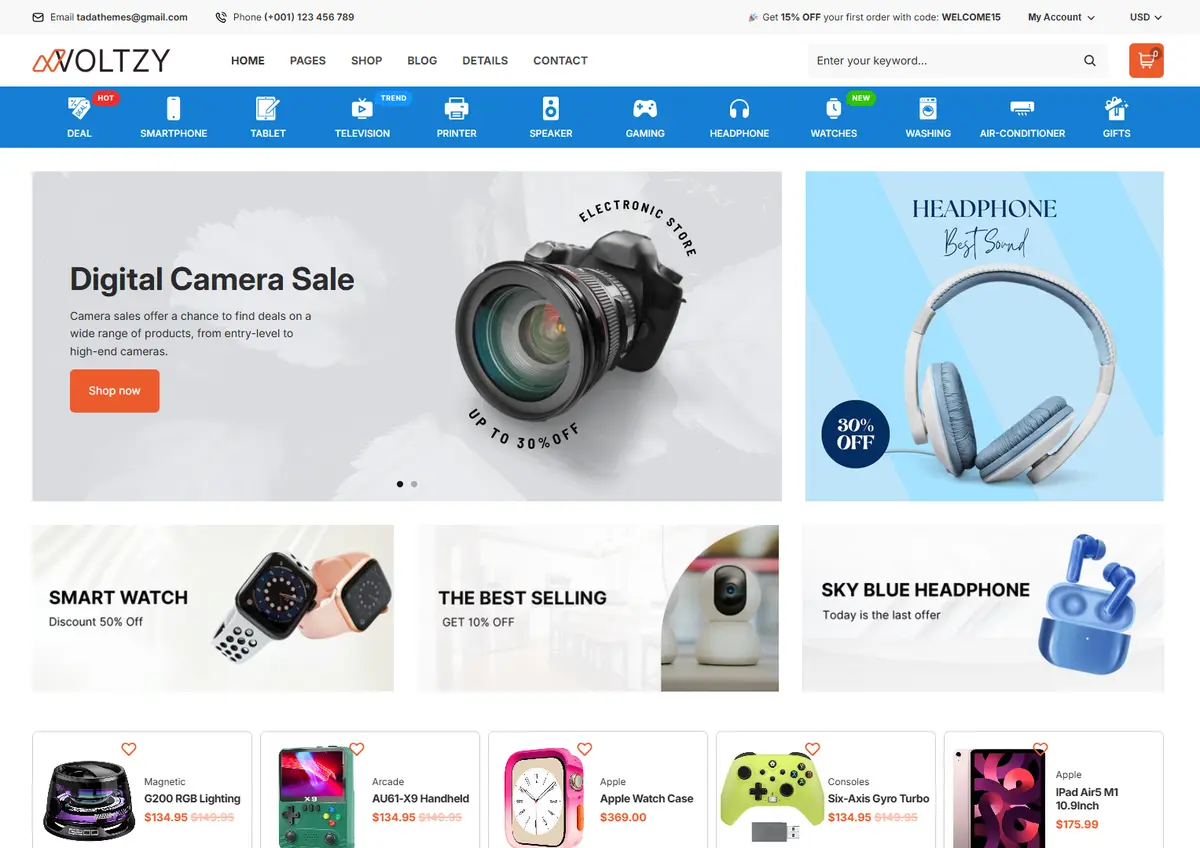 Theme electronics-store